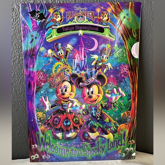 (2) Disneyland Tokyo Folders - Picture 1 of 4